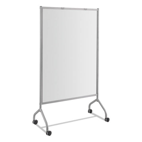 Image of Impromptu Magnetic Whiteboard Collaboration Screen, 42w X 21.5d X 72h, Gray/white