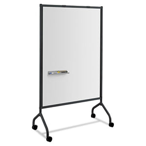 Impromptu Magnetic Whiteboard Collaboration Screen, 42w X 21.5d X 72h, Gray/white