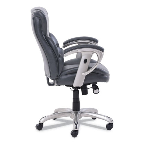 Image of Emerson Task Chair, Supports Up To 300 Lbs., Gray Seat/gray Back, Silver Base