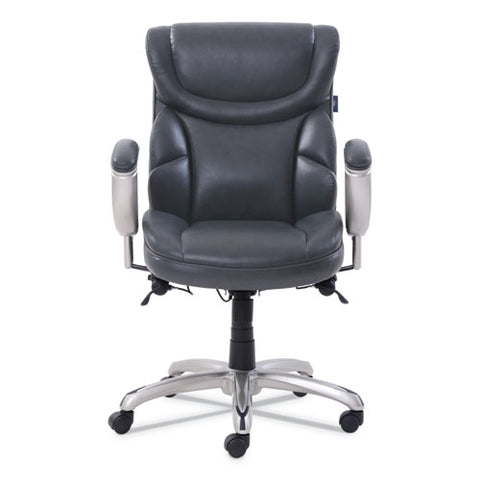 Image of Emerson Task Chair, Supports Up To 300 Lbs., Gray Seat/gray Back, Silver Base