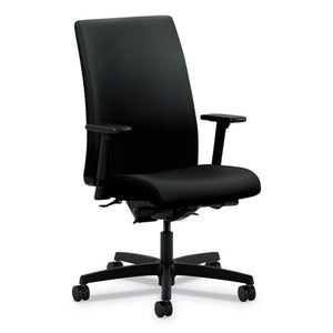 Ignition Series Fabric Low-back Task Chair, Supports Up To 300 Lbs., Black Seat/black Back, Black Base