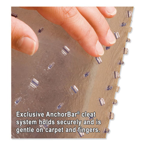 Image of Task Series Anchorbar Chair Mat For Carpet Up To 0.13", 36 X 44, Clear