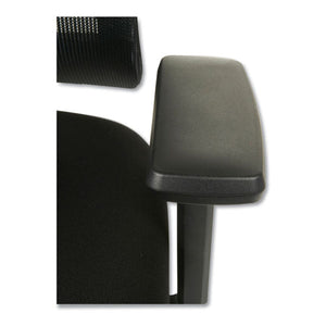 Alera Elusion Ii Series Mesh Mid-back Synchro With Seat Slide Chair, Supports Up To 275 Lbs, Black Seat/back, Black Base