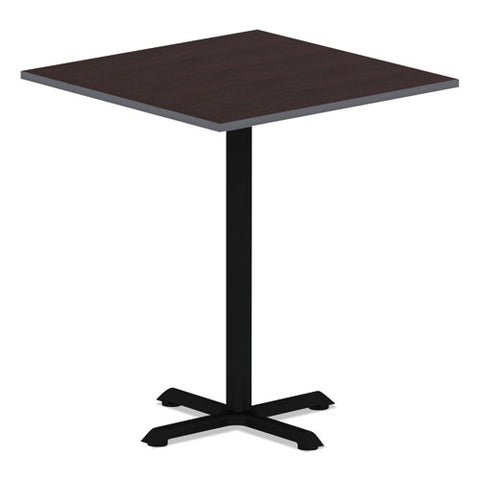 Image of Reversible Laminate Table Top, Square, 35 3/8w X 35 3/8d, Espresso/walnut