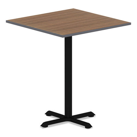 Image of Reversible Laminate Table Top, Square, 35 3/8w X 35 3/8d, Espresso/walnut