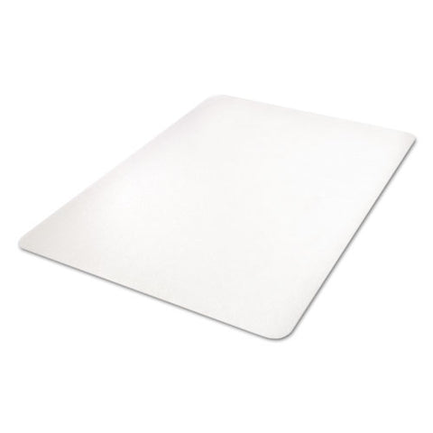 Image of Polycarbonate All Day Use Chair Mat - Hard Floors, 46 X 60, Rectangle, Clear