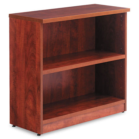 Image of Alera Valencia Series Bookcase, Two-shelf, 31 3/4w X 14d X 29 1/2h, Med Cherry