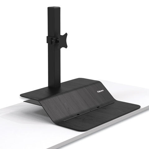 Image of Lotus Ve Sit-stand Workstation, 29w X 28.5d X 42.5h, Black