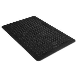 Flex Step Rubber Anti-fatigue Mat, Polypropylene, 36 X 60, Black