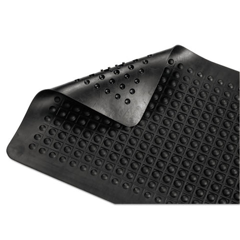 Image of Flex Step Rubber Anti-fatigue Mat, Polypropylene, 36 X 60, Black