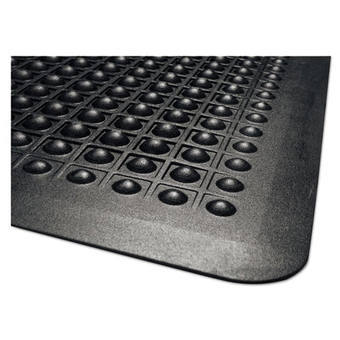 Image of Flex Step Rubber Anti-fatigue Mat, Polypropylene, 36 X 60, Black