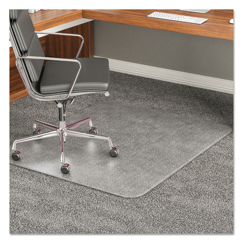 Image of Execumat All Day Use Chair Mat For High Pile Carpet, 46 X 60, Rectangular, Clear