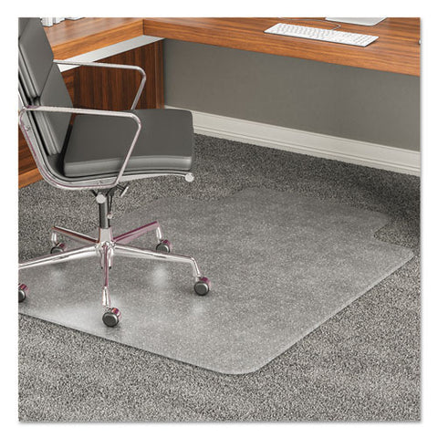 Image of Execumat All Day Use Chair Mat For High Pile Carpet, 46 X 60, Rectangular, Clear