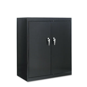 Assembled 42" High Storage Cabinet, W/adjustable Shelves, 36w X 18d, Black