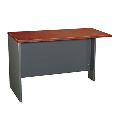 Image of Series C Collection 66w Desk Shell, 66w X 29.38d X 29.88h, Hansen Cherry/graphite Gray