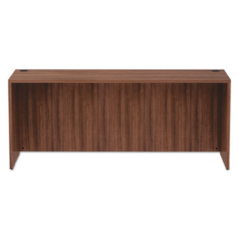 Image of Alera Valencia Series Credenza Shell, 70.88w X 23.63d X 29.5h, Modern Walnut