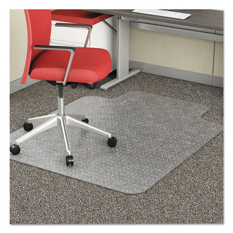 Image of Economat Occasional Use Chair Mat, Low Pile Carpet, Flat, 36 X 48, Lipped, Clear