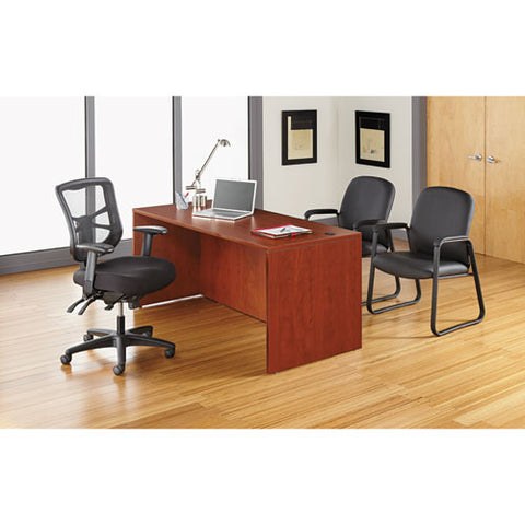 Image of Alera Valencia Series Straight Front Desk Shell, 65w X 29.5d X 29.63h, Cherry