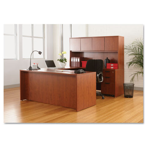 Image of Alera Valencia Series Straight Front Desk Shell, 65w X 29.5d X 29.63h, Cherry