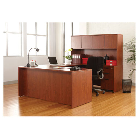 Image of Alera Valencia Series Straight Front Desk Shell, 65w X 29.5d X 29.63h, Cherry