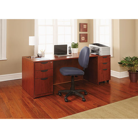 Image of Alera Valencia Series Straight Front Desk Shell, 65w X 29.5d X 29.63h, Cherry