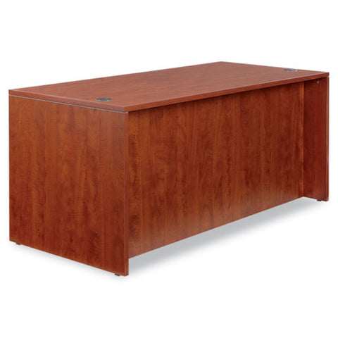 Image of Alera Valencia Series Straight Front Desk Shell, 65w X 29.5d X 29.63h, Cherry