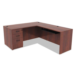 Alera Valencia Series Straight Front Desk Shell, 65w X 29.5d X 29.63h, Cherry