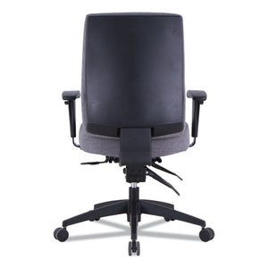 Alera Wrigley Series 24/7 High Performance Mid-back Multifunction Task Chair, Up To 275 Lbs, Gray Seat/back, Black Base