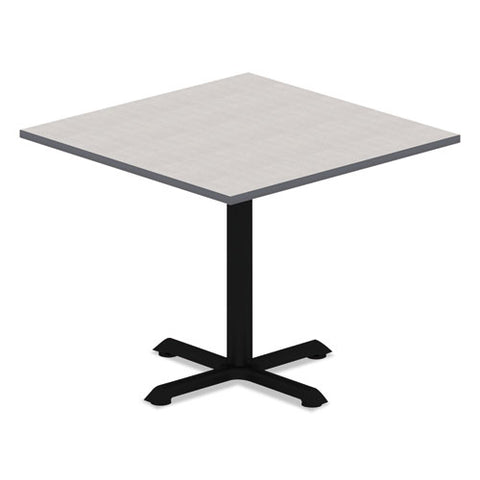 Image of Reversible Laminate Table Top, Square, 35 3/8w X 35 3/8d, White/gray