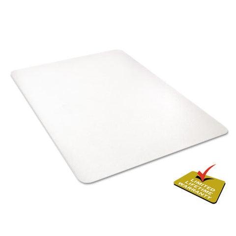 Image of Polycarbonate All Day Use Chair Mat For Hard Floors, 36 X 48, Rectangular, Clear