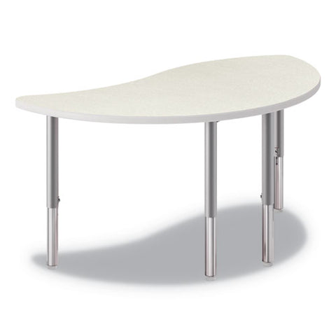 Image of Build Wisp Shape Table Top, 54w X 30d, Silver Mesh