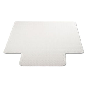 Duramat Moderate Use Chair Mat, Low Pile Carpet, Flat, 36 X 48, Lipped, Clear