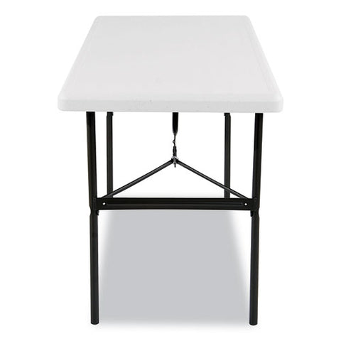 Image of Indestructables Too 1200 Series Folding Table, 48w X 24d X 29h, Platinum