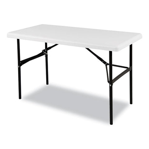 Image of Indestructables Too 1200 Series Folding Table, 48w X 24d X 29h, Platinum