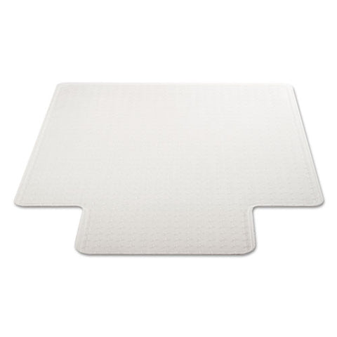 Image of Duramat Moderate Use Chair Mat For Low Pile Carpet, 45 X 53, Wide Lipped, Clear