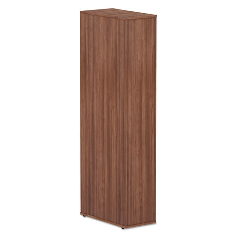 Image of Alera Valencia Series Wardrobe, 11 7/8w X 23 7/8d X 65h, Modern Walnut