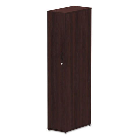 Image of Alera Valencia Series Wardrobe, 11 7/8w X 23 7/8d X 65h, Mahogany