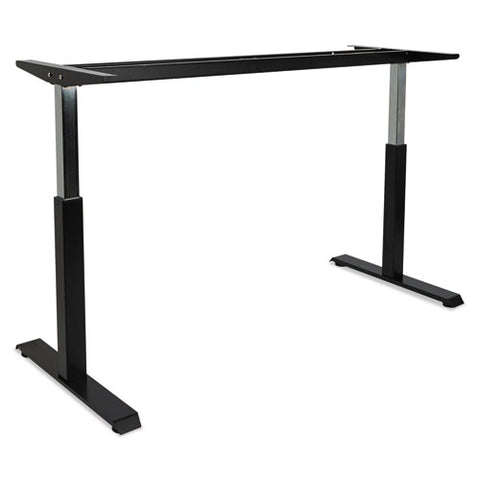 Image of Adaptivergo Pneumatic Height-adjustable Table Base, 26.18" To 39.57", Black