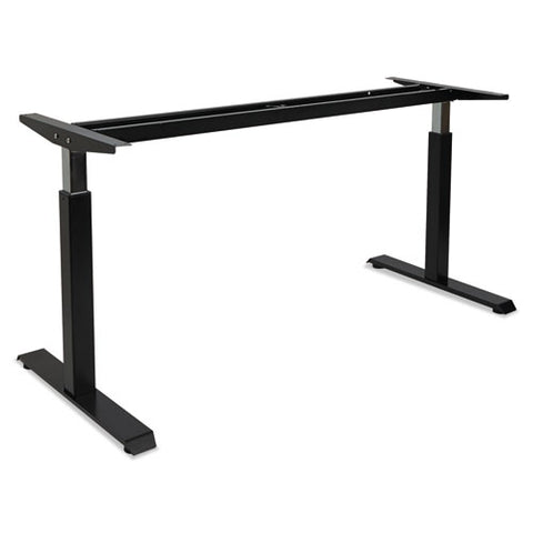 Image of Adaptivergo Pneumatic Height-adjustable Table Base, 26.18" To 39.57", Black