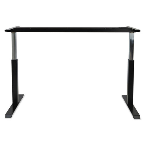 Image of Adaptivergo Pneumatic Height-adjustable Table Base, 26.18" To 39.57", Black