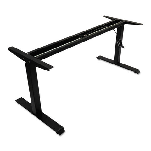 Image of Adaptivergo Pneumatic Height-adjustable Table Base, 26.18" To 39.57", Black