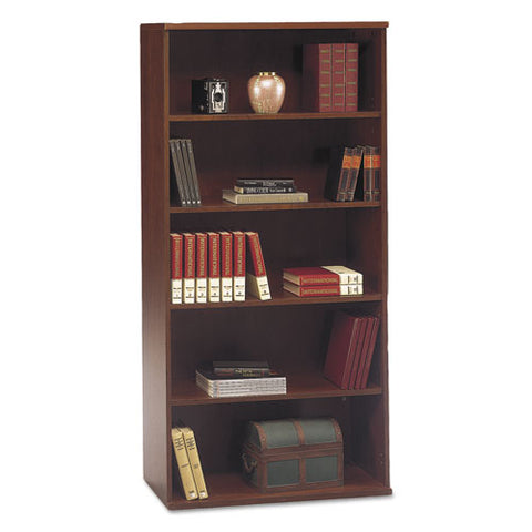 Image of Series C Collection 36w 5 Shelf Bookcase, Hansen Cherry