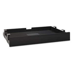 Multi-purpose Drawer With Drop Front, 27.13w X 17.38d X 3.63h, Black