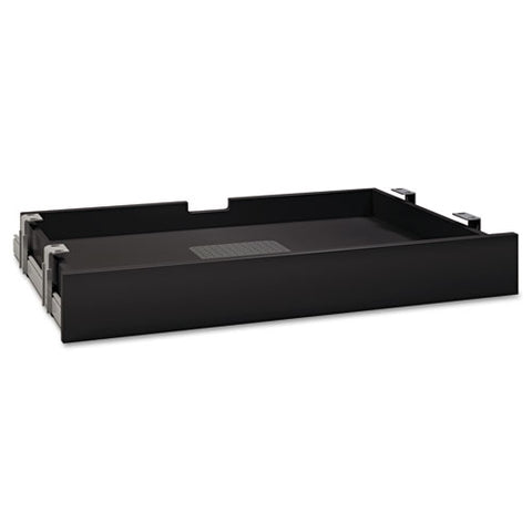 Image of Multi-purpose Drawer With Drop Front, 27.13w X 17.38d X 3.63h, Black