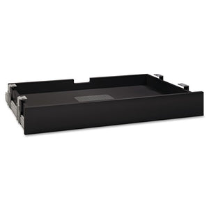 Multi-purpose Drawer With Drop Front, 27.13w X 17.38d X 3.63h, Black