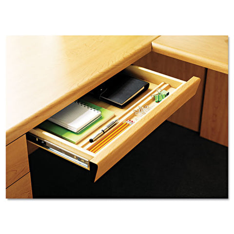 Image of Laminate Angled Center Drawer, 22w X 15.38d X 2.5h, Harvest