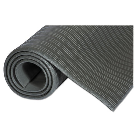 Image of Ribbed Vinyl Anti-fatigue Mat, 24 X 36, Black