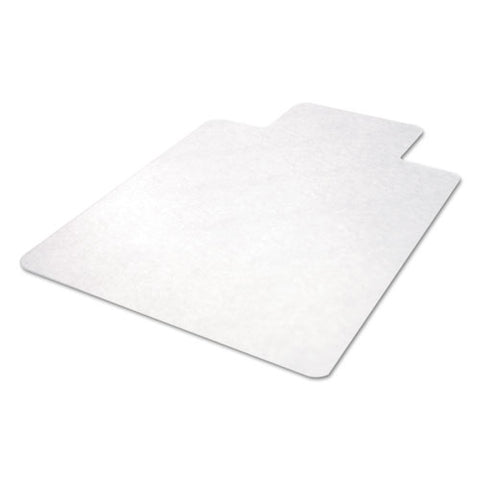 Image of All Day Use Non-studded Chair Mat For Hard Floors, 36 X 48, Lipped, Clear