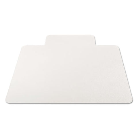 Image of All Day Use Non-studded Chair Mat For Hard Floors, 36 X 48, Lipped, Clear