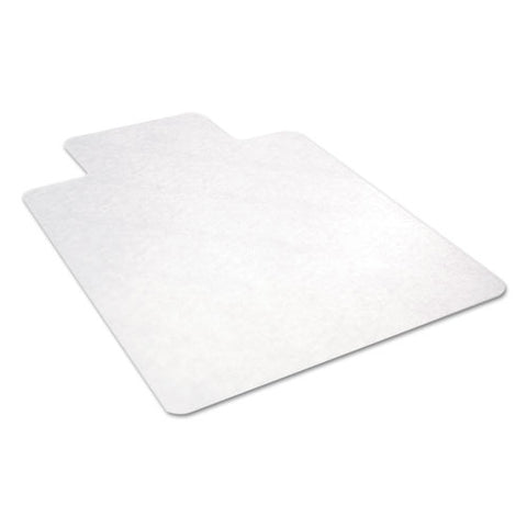 Image of All Day Use Non-studded Chair Mat For Hard Floors, 36 X 48, Lipped, Clear